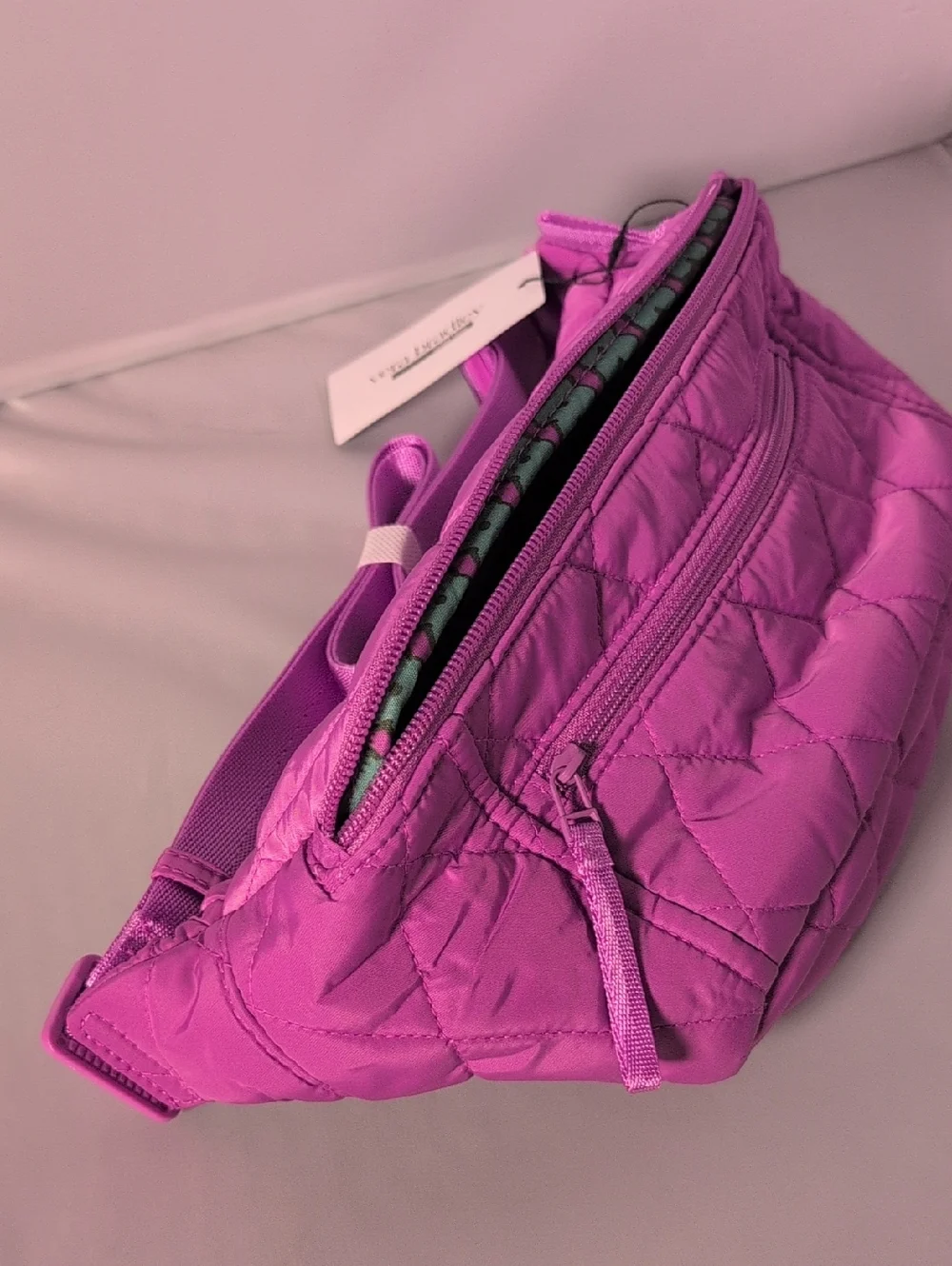Vera Bradley Outlet Large Belt Bag in Irish Orchid Ultralight